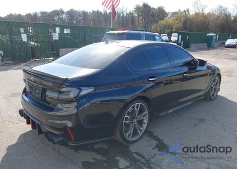 2018 BMW M550I xDrive из США, поврежденный, VIN WBAJB9C54JB286870